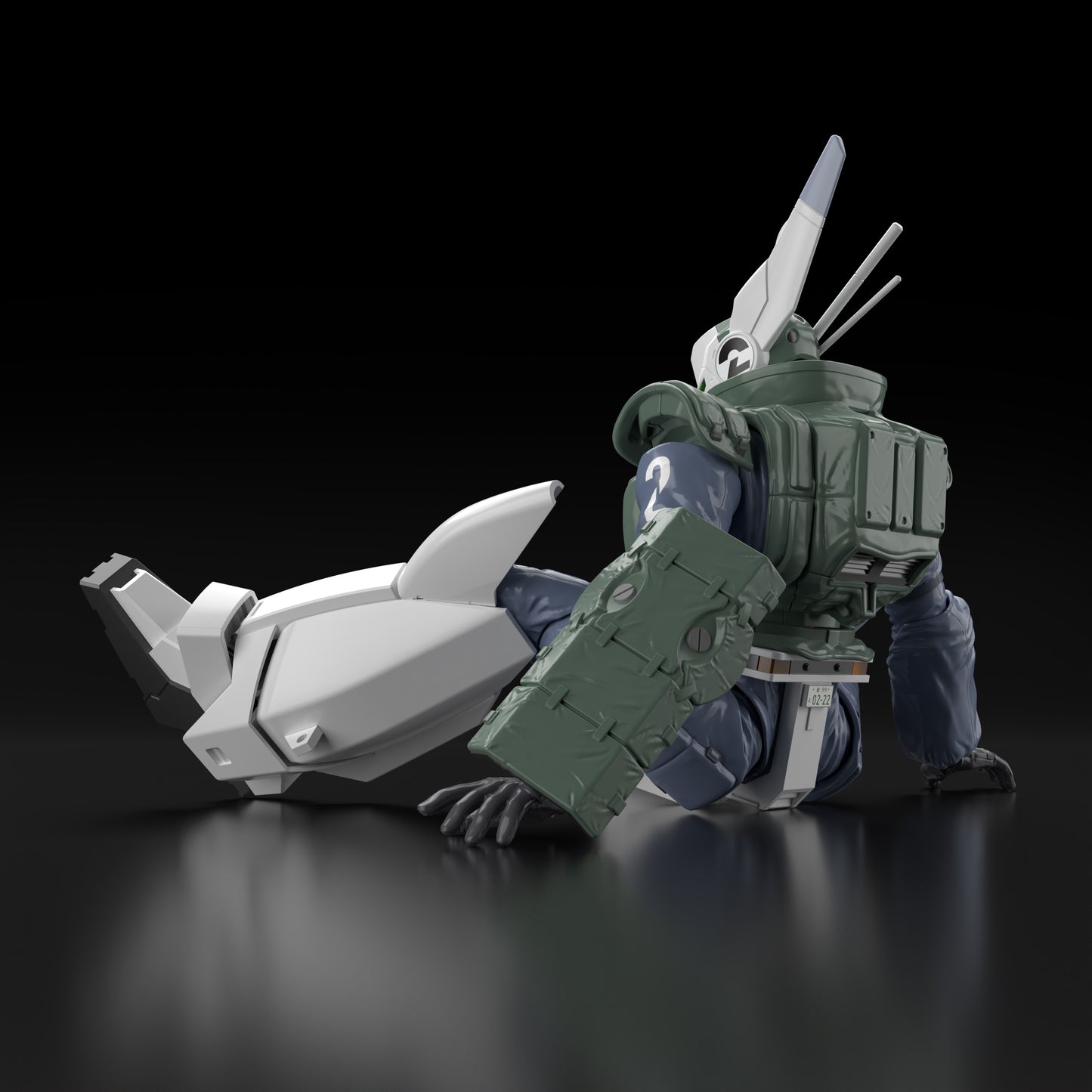 Aoshima 1/43 ACKS MP-04 Mobile Police Patlabor AV-98 Ingram Reactive Armor