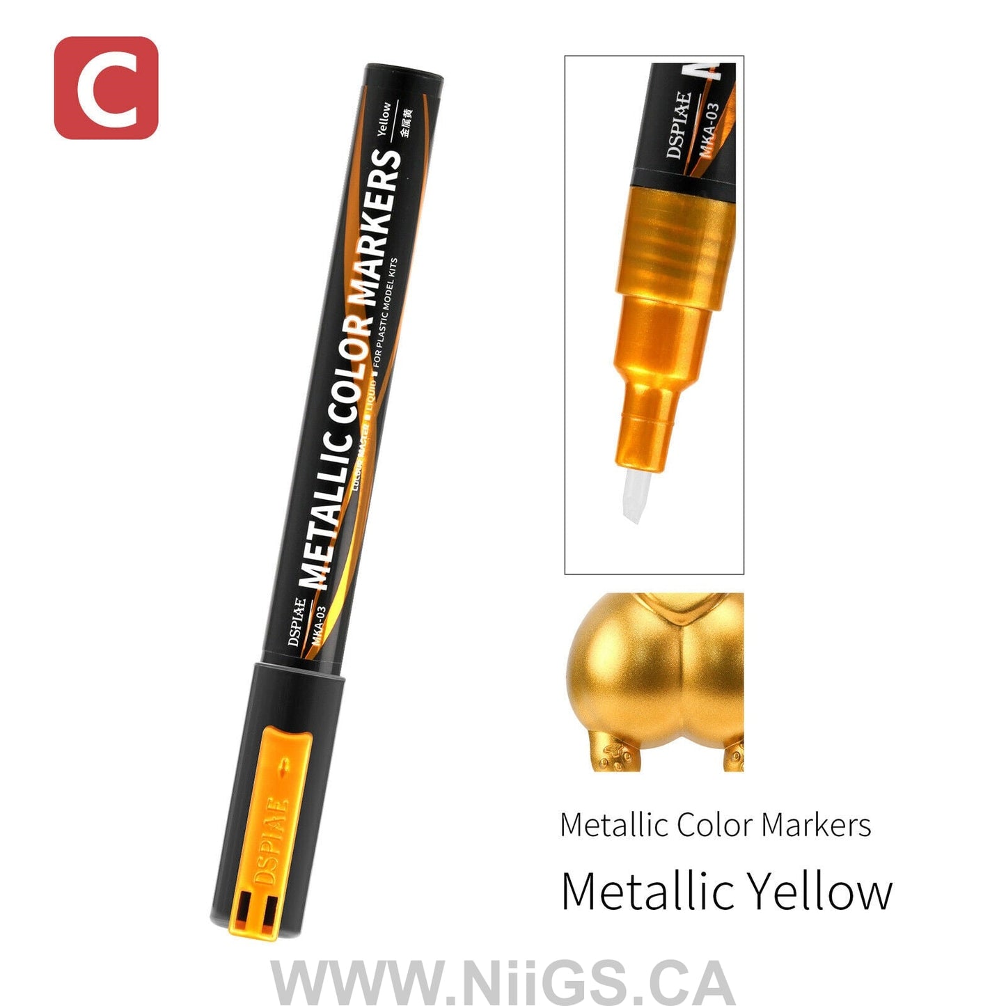 DSPIAE Metallic Color Markers