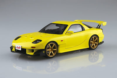 Aoshima 1/24 Pre-Painted Initial D Takahashi Keisuke FD3S RX-7 Project D Comics Vol.28 Ver.