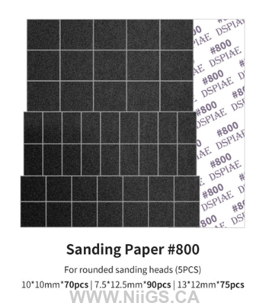 DSPIAE Sanding Paper for Reciprocating Sanding Tool
