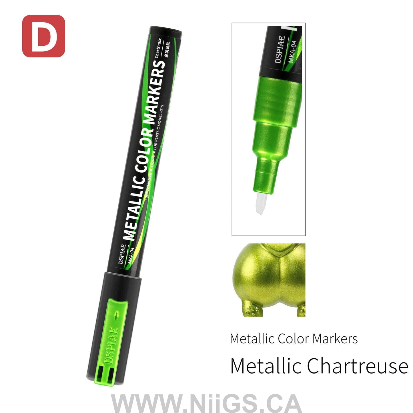 DSPIAE Metallic Color Markers