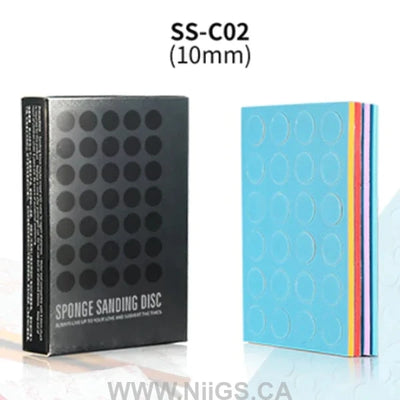 Dspiae Self Adhesive Sponge Sanding Disc 10mm