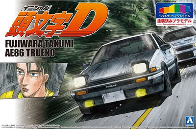 Aoshima 1/24 Initial D Fujiwara Takumi AE86 Trueno Project D Ver.
