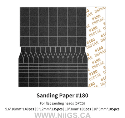 DSPIAE Sanding Paper for Reciprocating Sanding Tool