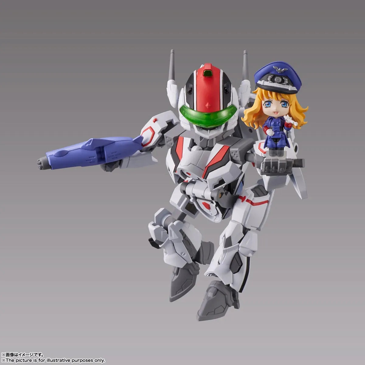 Bandai Spirits Tiny Session VF-25F Messiah Valkyrie (Alto Use) With Sheryl "Macross Frontier"