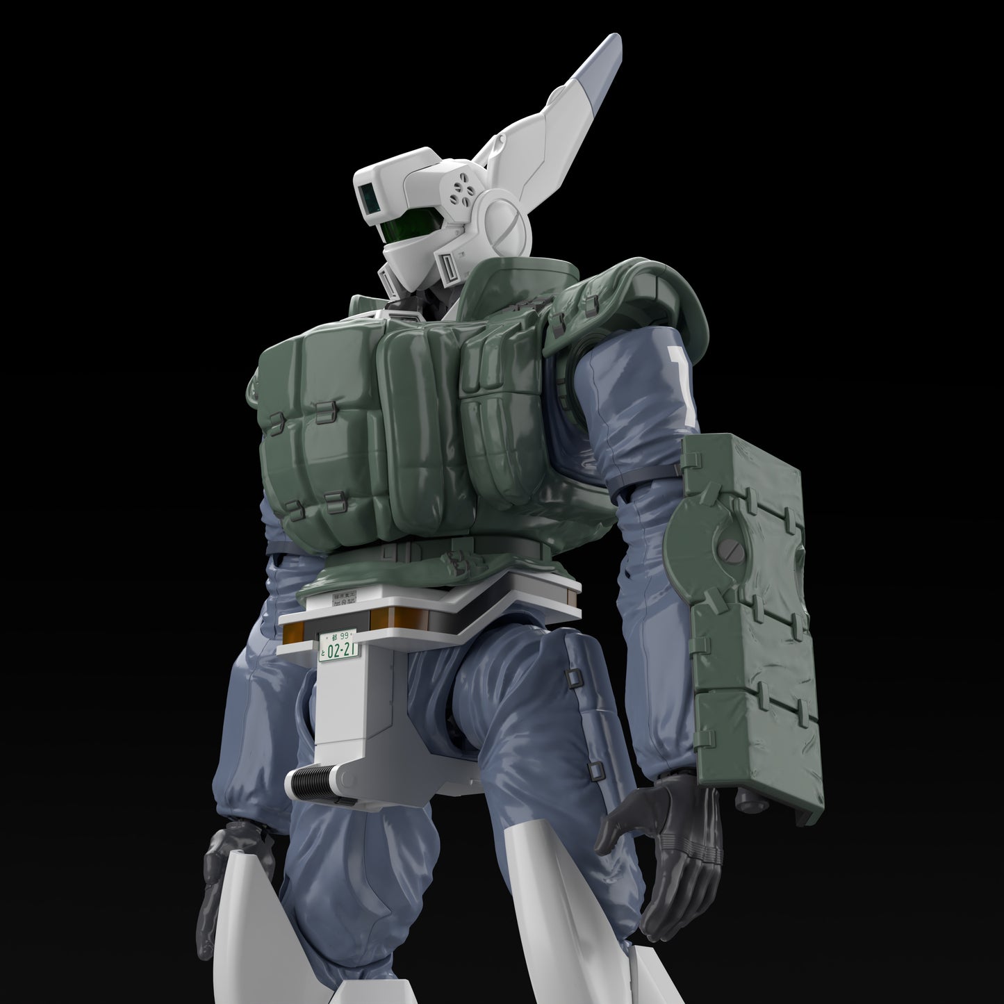 Aoshima 1/43 ACKS MP-04 Mobile Police Patlabor AV-98 Ingram Reactive Armor