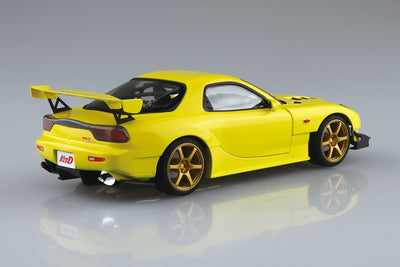 Aoshima 1/24 Pre-Painted Initial D Takahashi Keisuke FD3S RX-7 Project D Comics Vol.28 Ver.