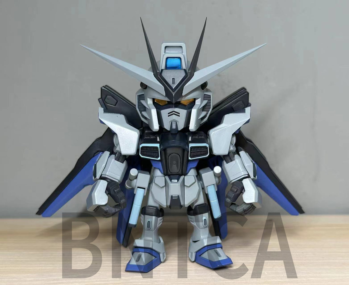 Limited Bandai BNESH Q MSV QMSV Mini Strike Freedom Gundam & ∞ Justice Gundam