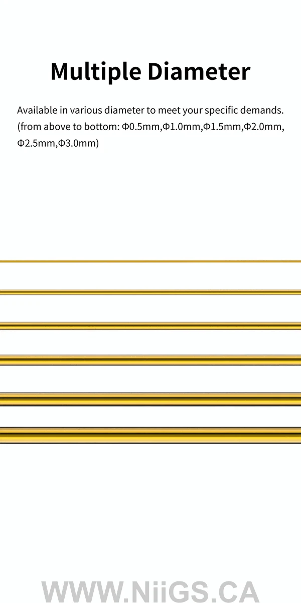 Dspiae Brass Bars For Modeling