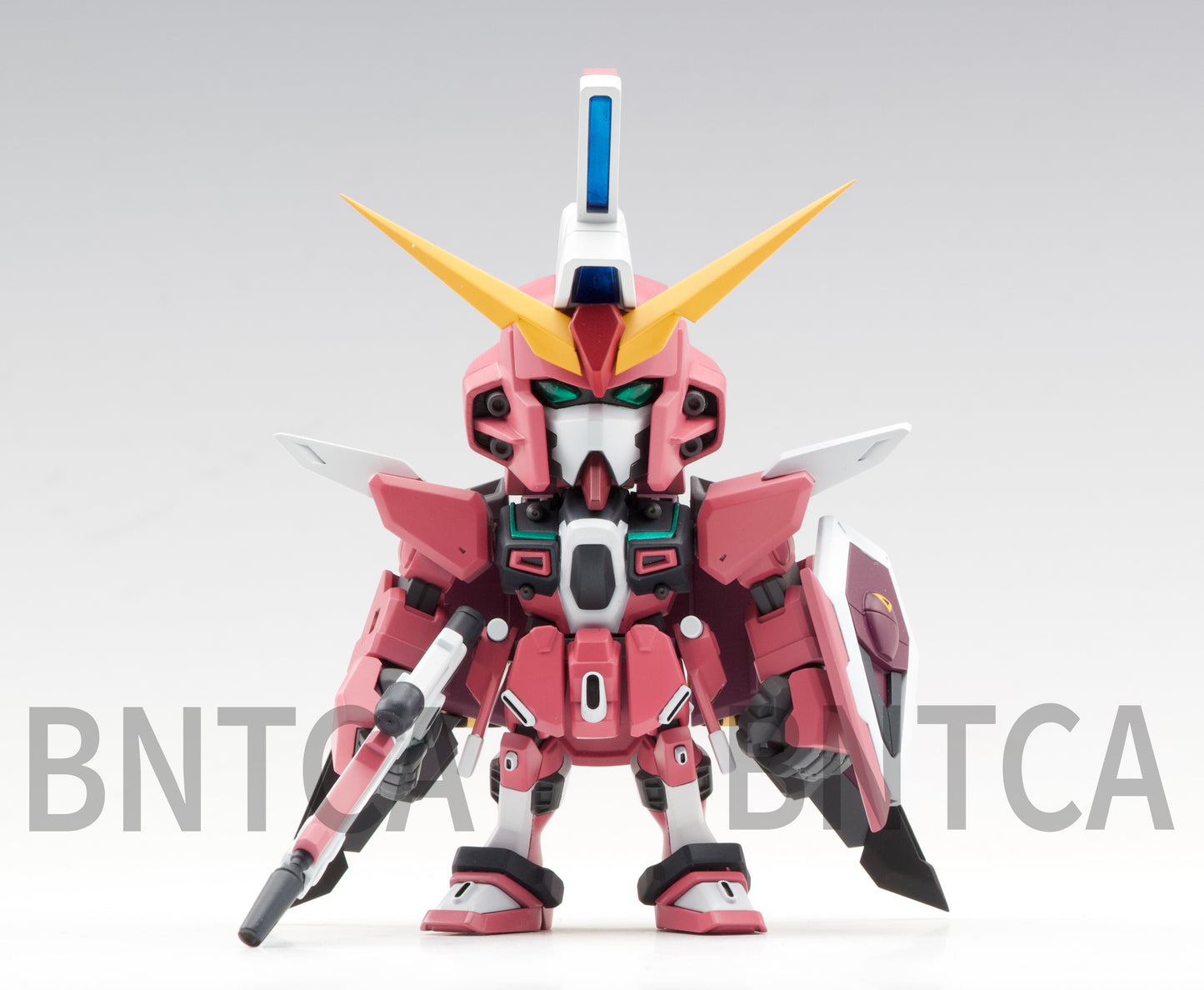 Limited Bandai BNESH Q MSV QMSV Mini Strike Freedom Gundam & ∞ Justice Gundam