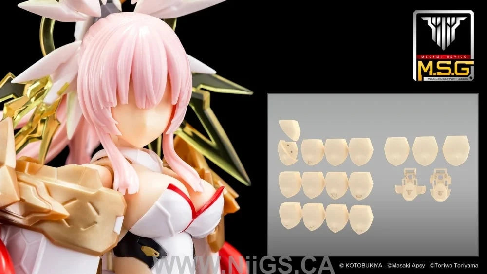 KOTOBUKIYA MEGAMI DEVICE M.S.G 06 FACE SET AUV SKIN
