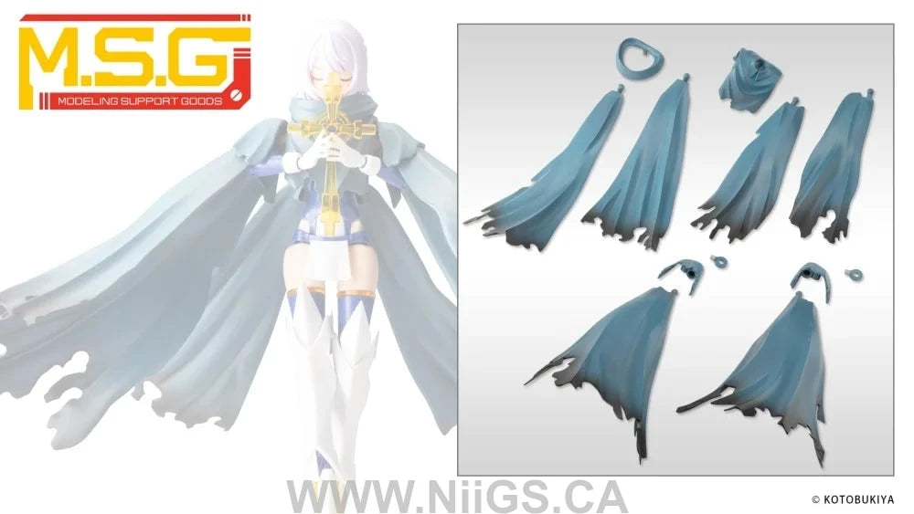 KOTOBUKIYA DRESS UP PARTS CRASH&SIDE CLOAK BLUE Ver.