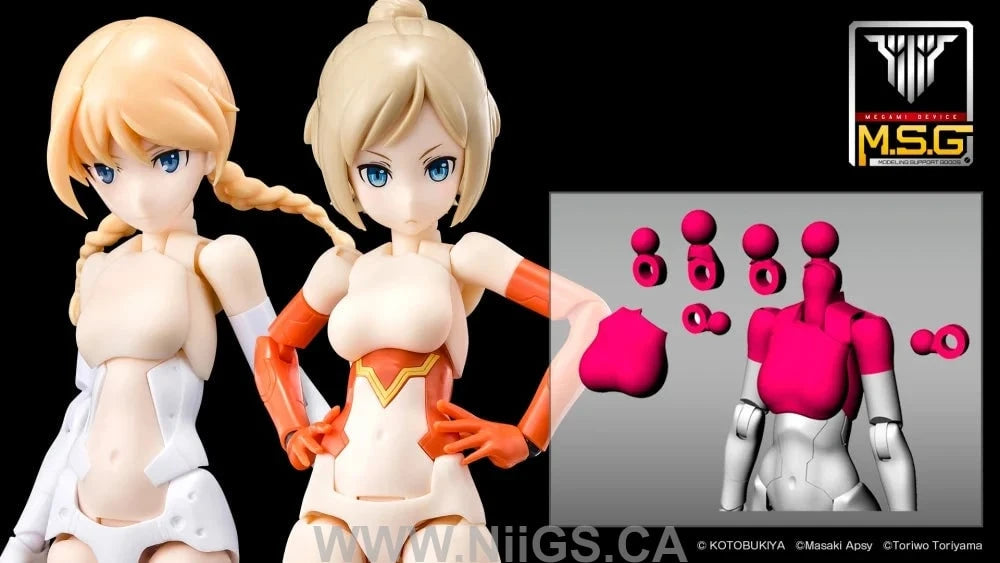 KOTOBUKIYA MEGAMI DEVICE M.S.G 01 TOPS SET