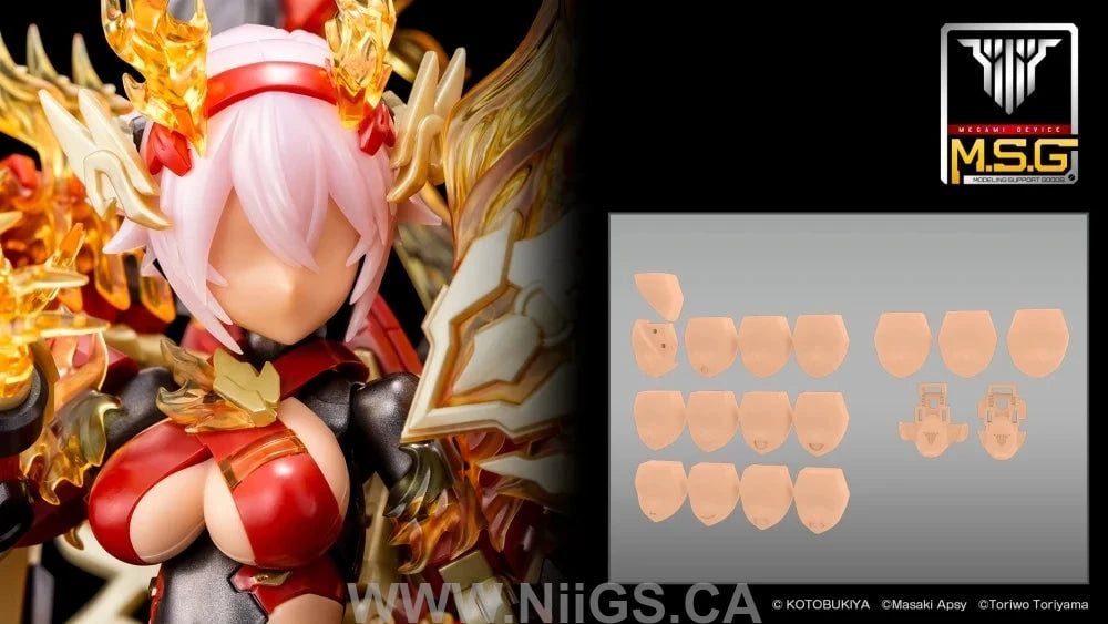 KOTOBUKIYA MEGAMI DEVICE M.S.G 06 FACE SET AUV SKIN