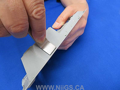 Shimomura Alec Shineblade GuruGuru Bar Stainless Steel File - Grit #1000