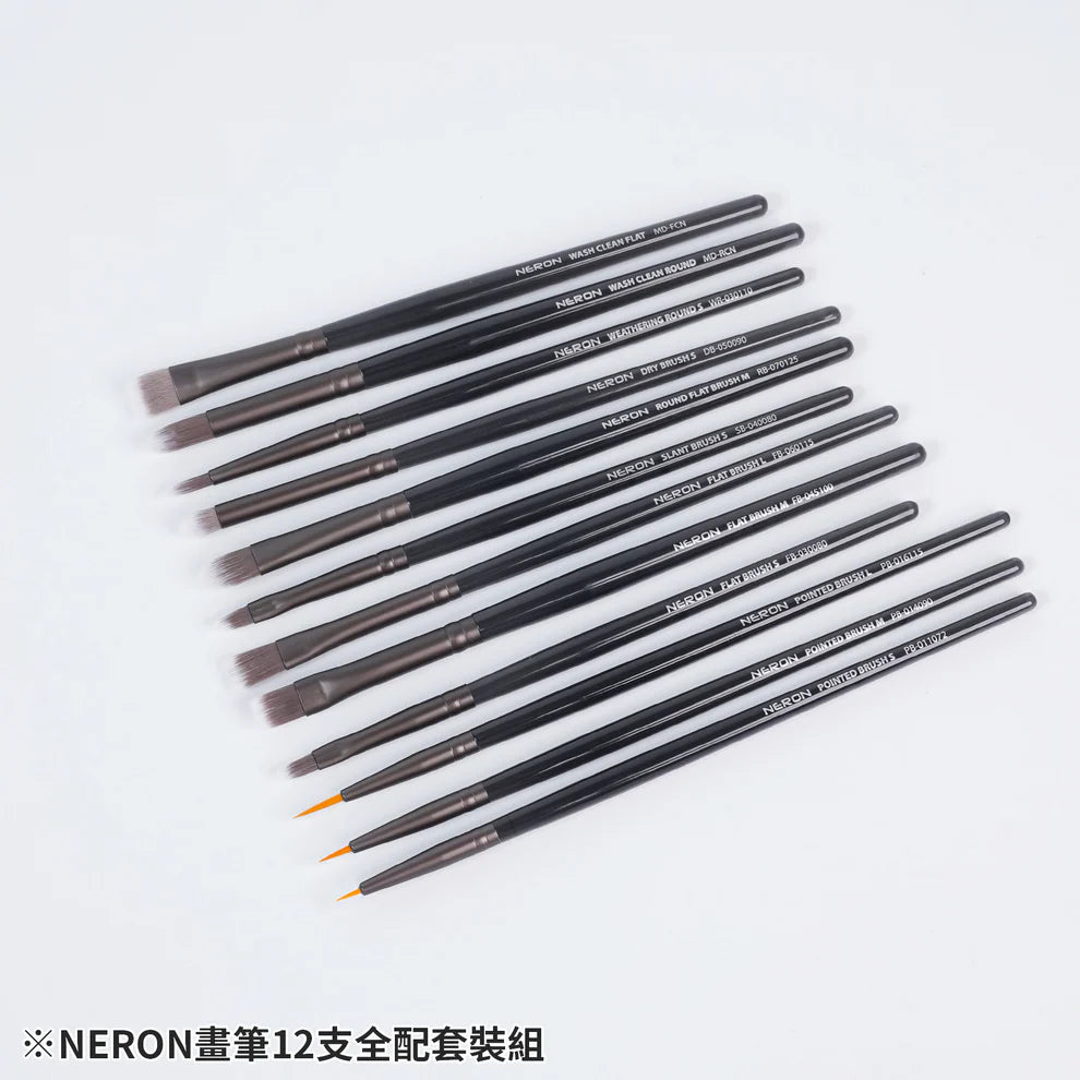 Madworks BP-001-12 Neron Paint Brushes (12 pack)