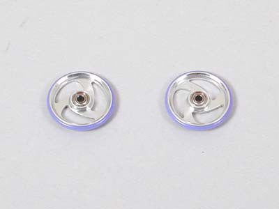 Tamiya 1/32 MINI 4WD Parts 19mm Aluminum Roller w/Plastic Ring
