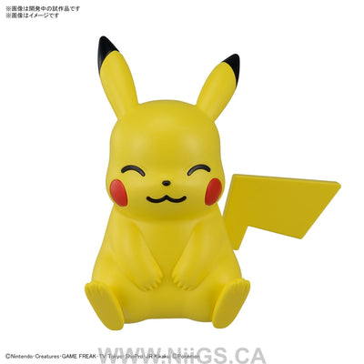 BANDAI Pokémon Model Kit QUICK!! 16 PIKACHU (SITTING POSE)