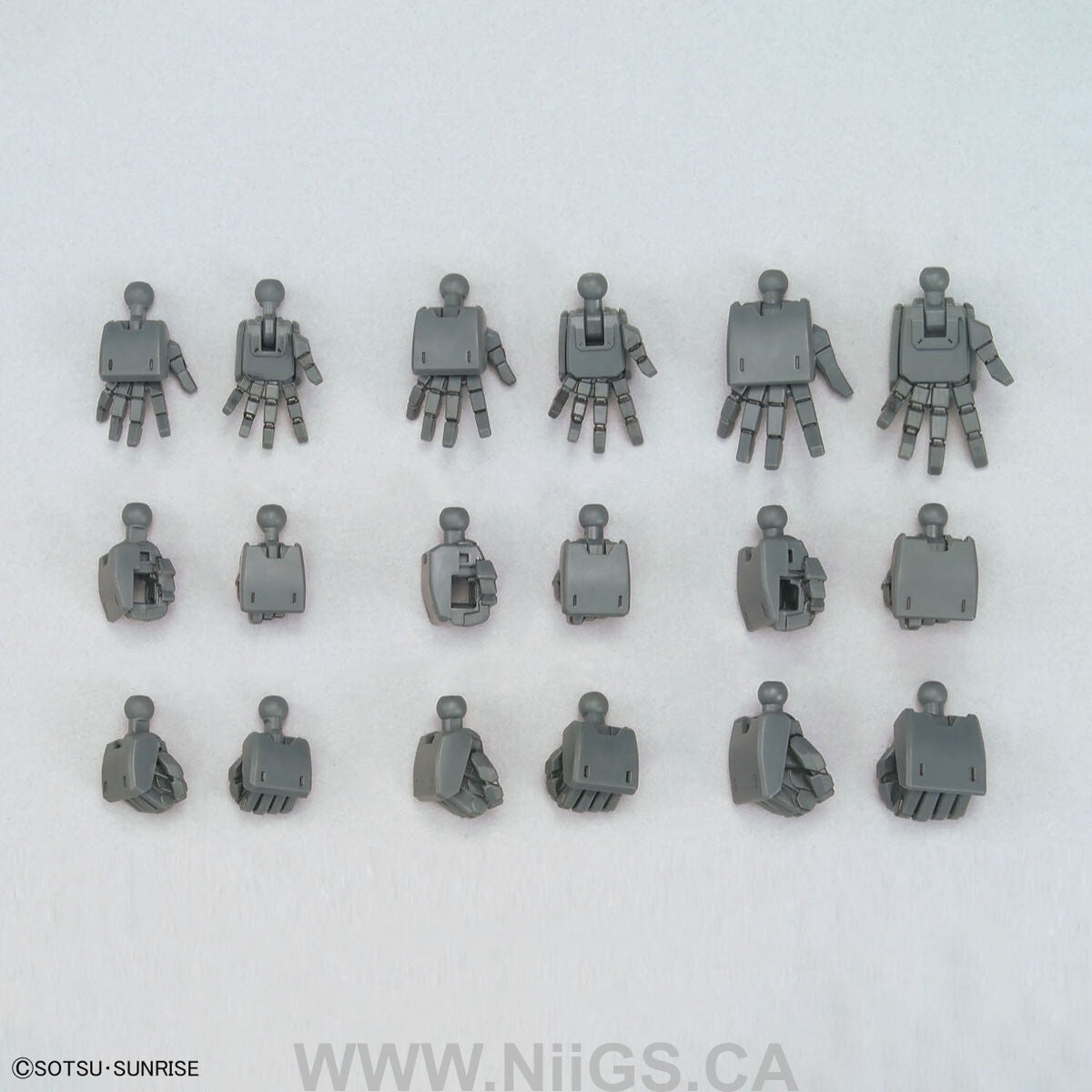 BANDAI Hobby OPTION PARTS SET GUNPLA 03 (BUILD HANDS EDGE)