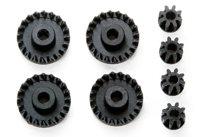 Tamiya 1/32 MINI 4WD Parts Carbon Reinforced G13 & 8T Pinion Gear Set
