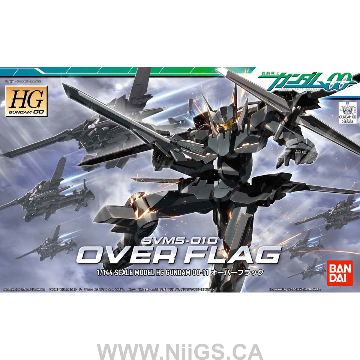 BANDAI HOBBY HG 1/144 OVER FLAG