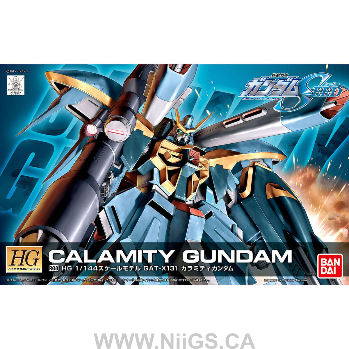 BANDAI Hobby HG 1/144 R08 Calamity Gundam