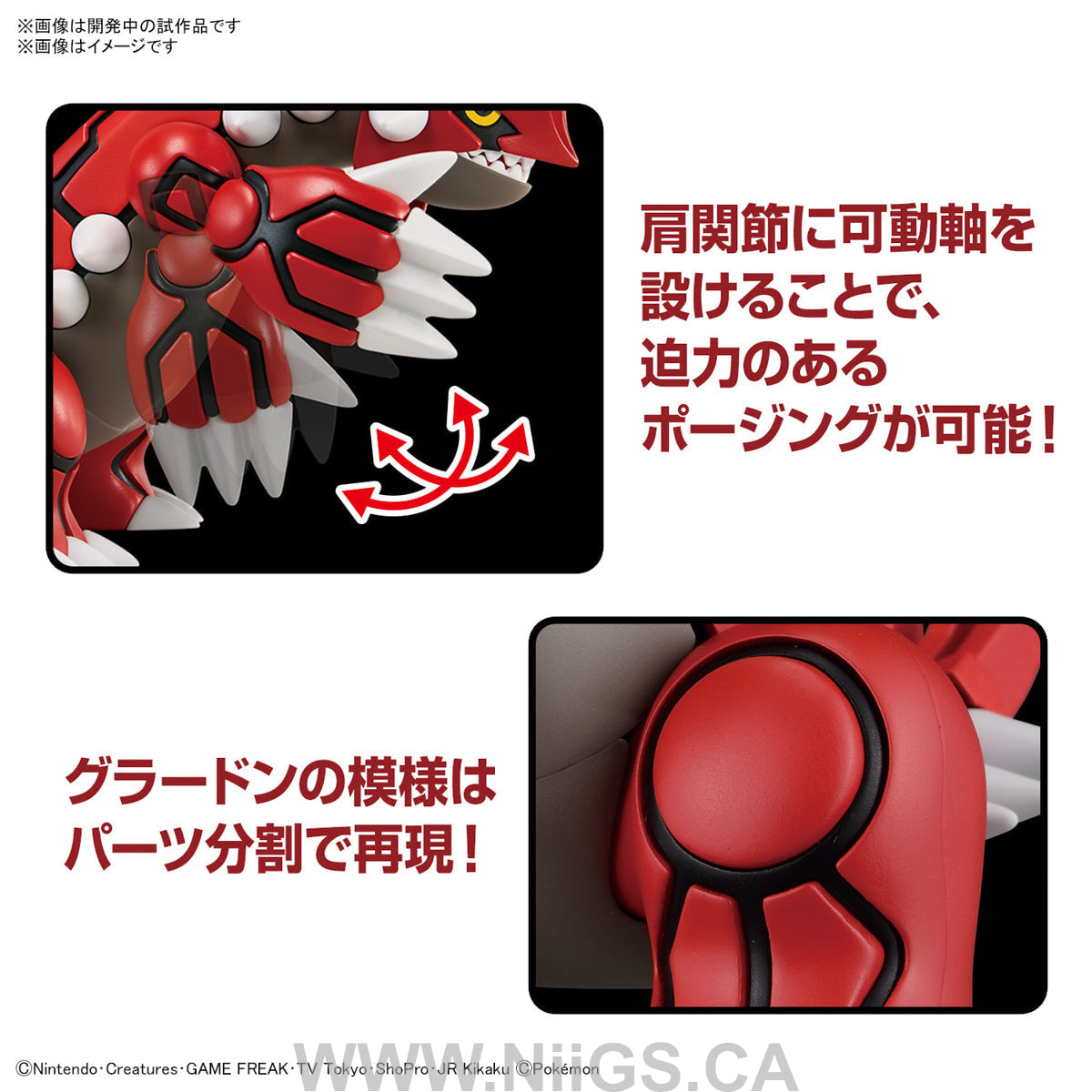 BANDAI Pokémon Model Kit GROUDON