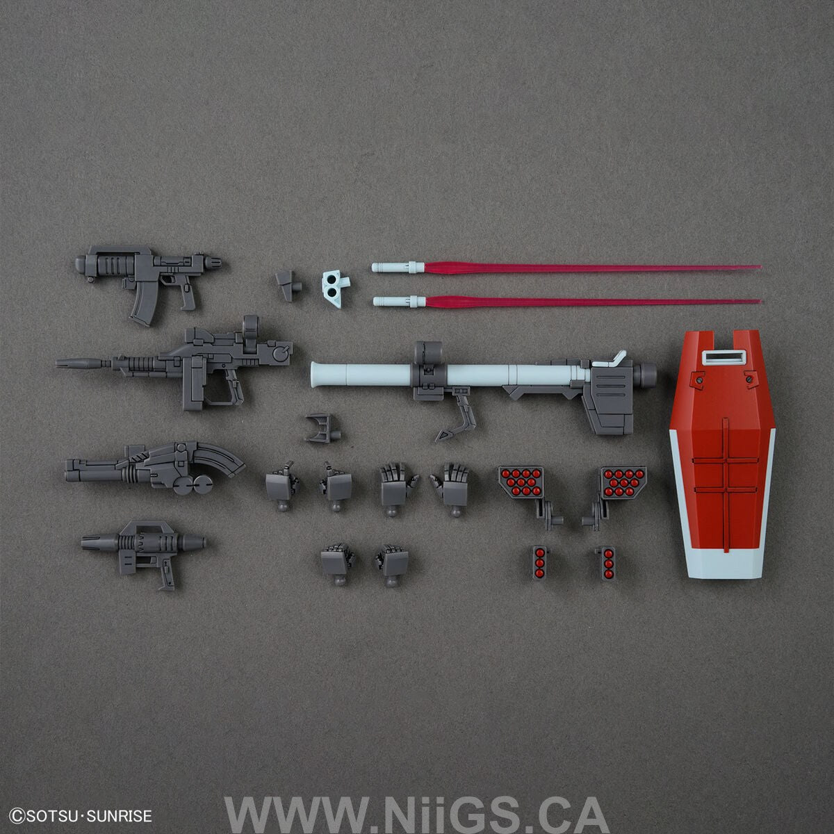 BANDAI HG 1/144 GM (SHOULDER CANNON / MISSILE POD)