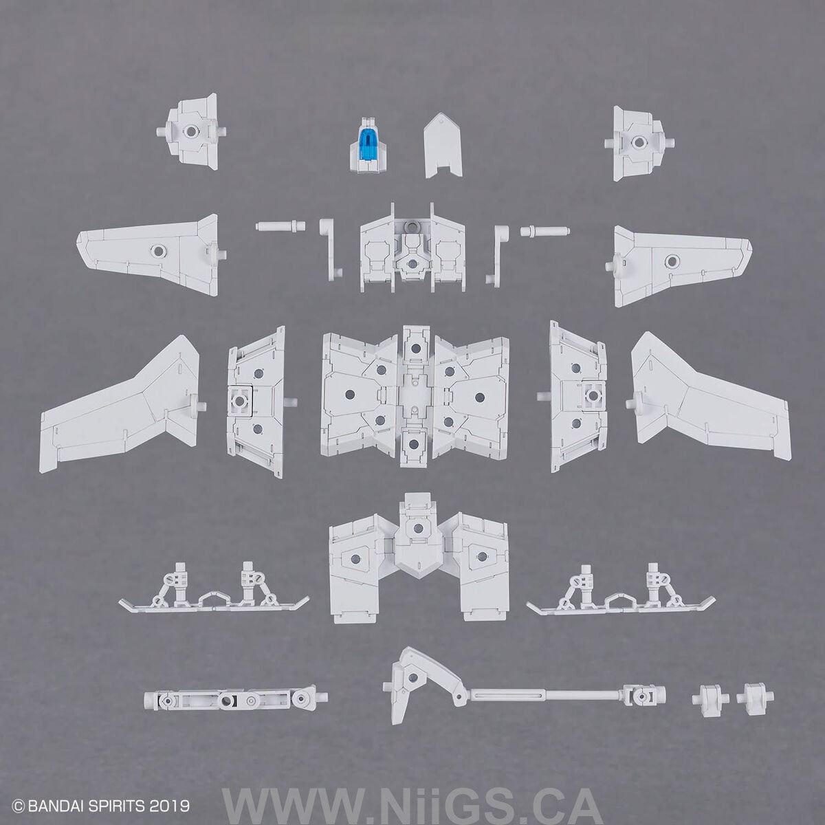BANDAI Hobby 30MM 1/144 Extended Armament Vehicle (WING MOBILE Ver.)