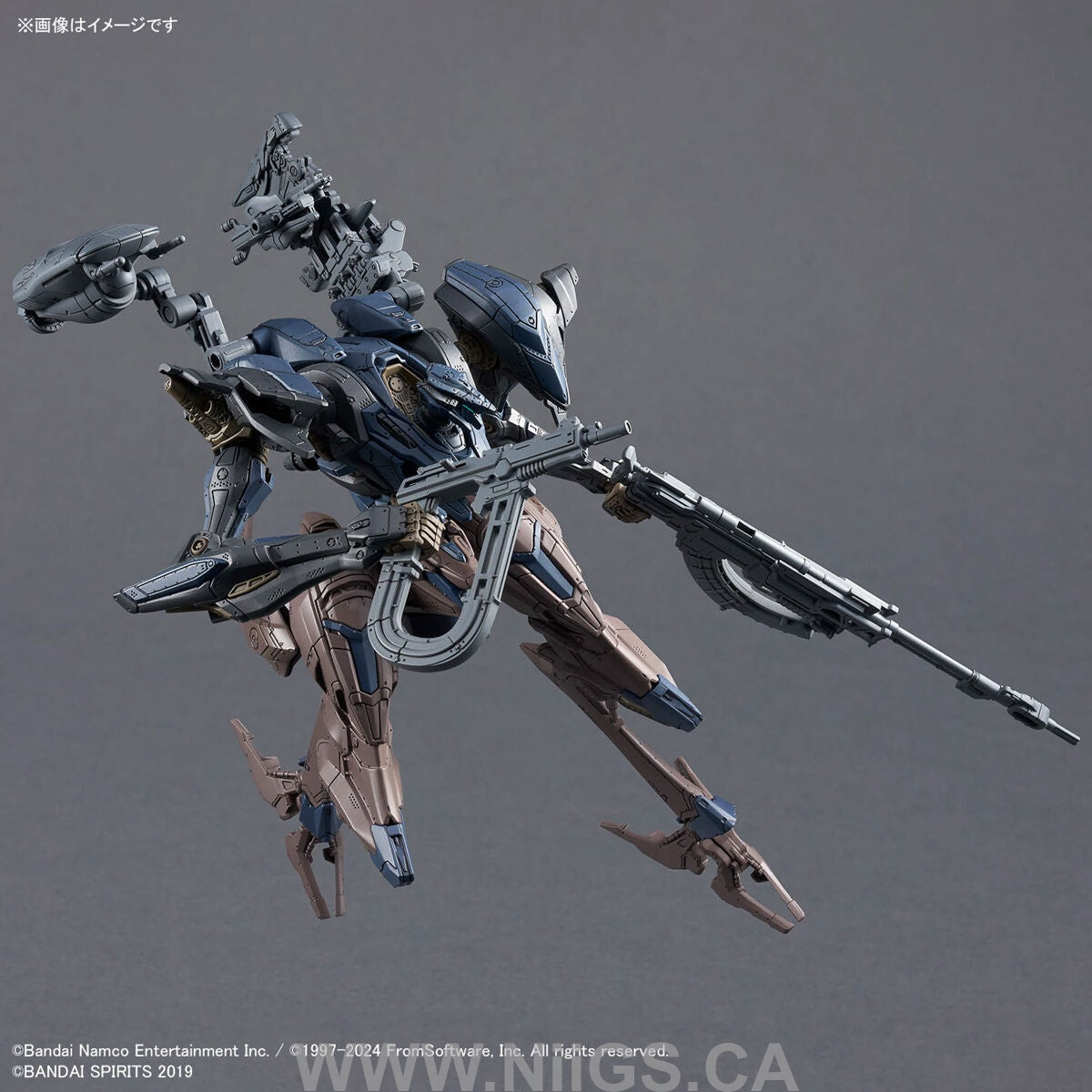 BANDAI Hobby 30MM ARMORED CORE Ⅵ FIRES OF RUBICON SCHNEIDER NACHTREIHER/40E STEEL HAZE