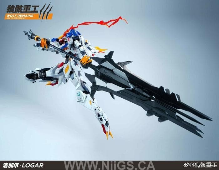 WOLF REMAINS Heavy Industry PG 1/60 Logar Barbatos Lupus Rex Metal Frame Model Kit