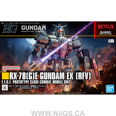 BANDAI Hobby HG 1/144 GUNDAM EX (RFV)