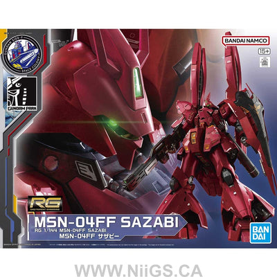 LIMITED RG 1/144 MSN-04FF Sazabi