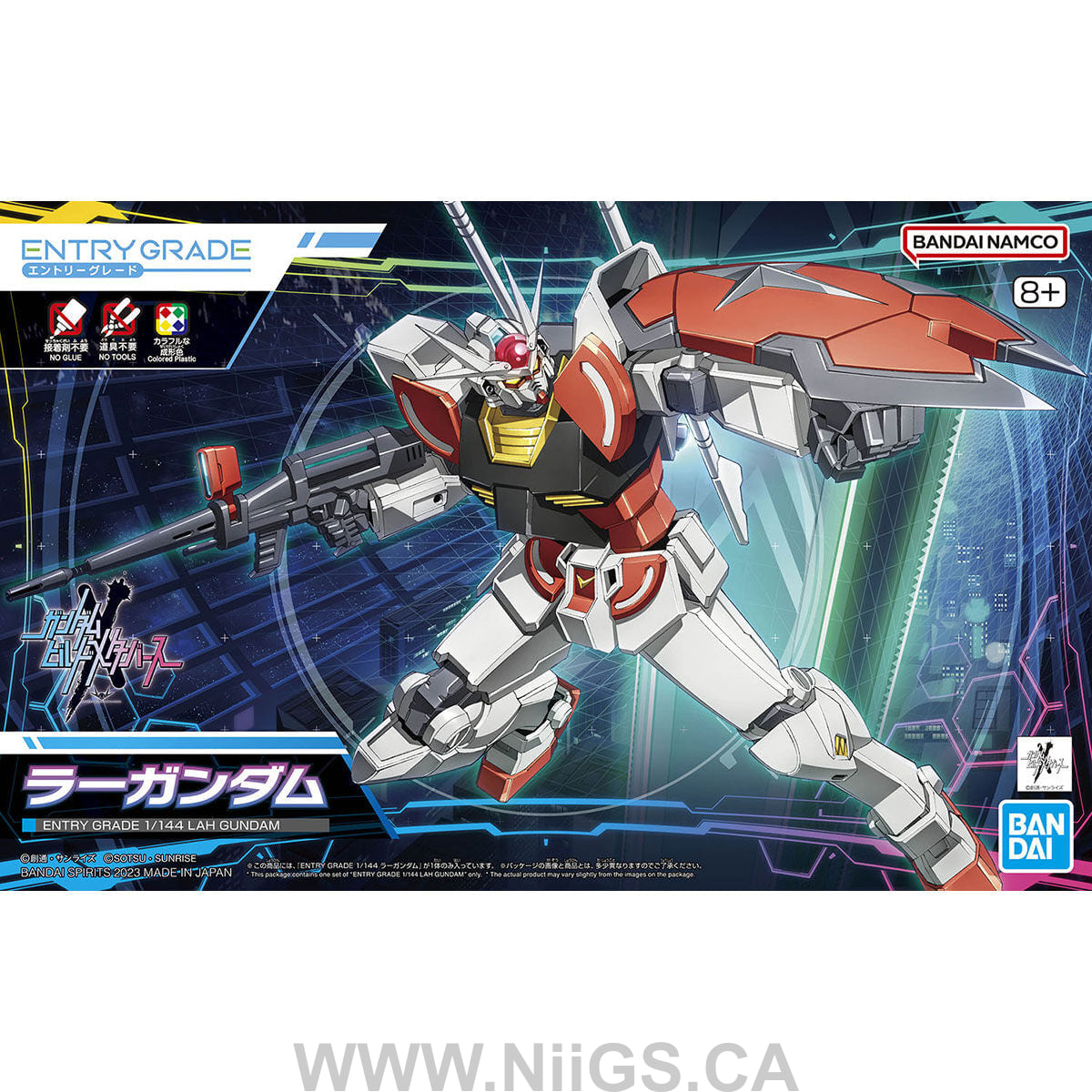 BANDAI ENTRY GRADE 1/144 LAH GUNDAM