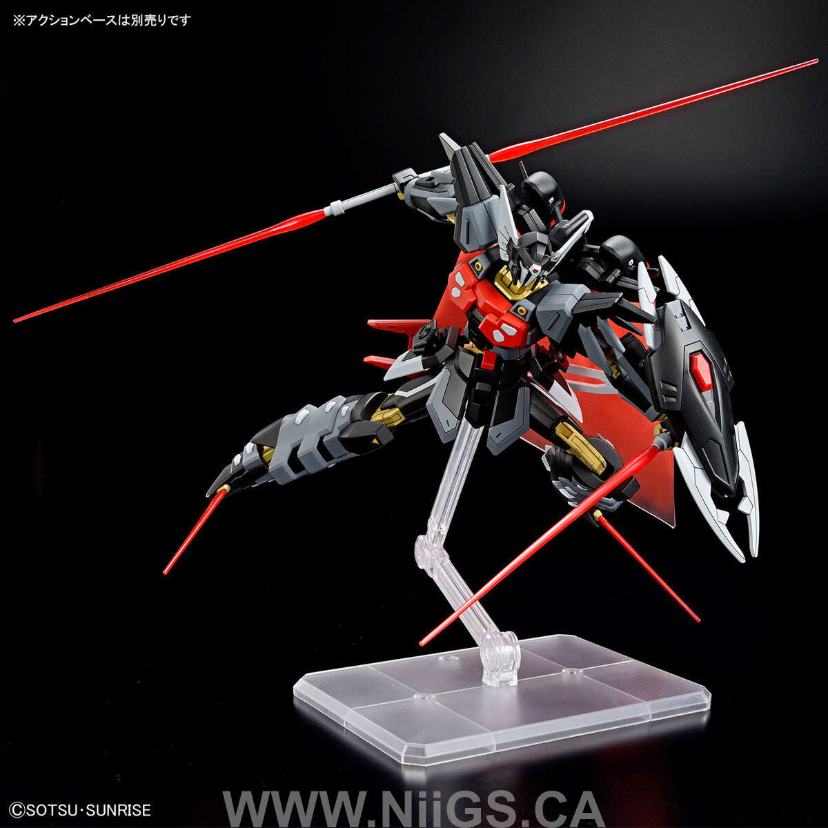 BANDAI HG 1/144 BLACK KNIGHT SQUAD Shi-ve.A