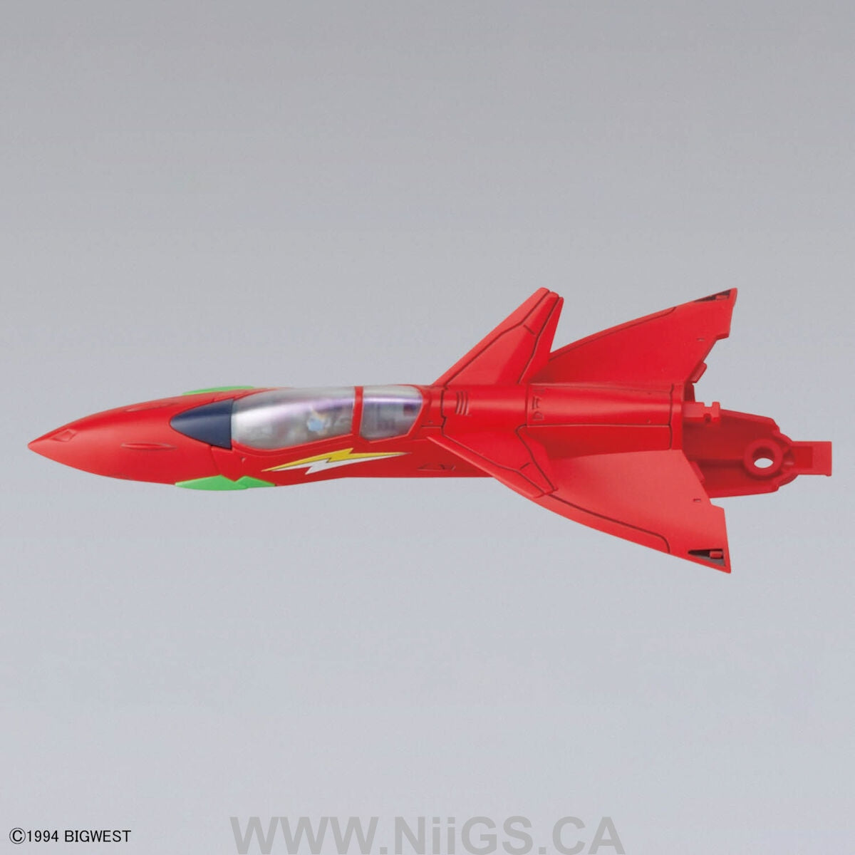 BANDAI Hobby HG 1/100 VF-19 CUSTOM FIRE VALKYRIE WITH SOUND BOOSTER