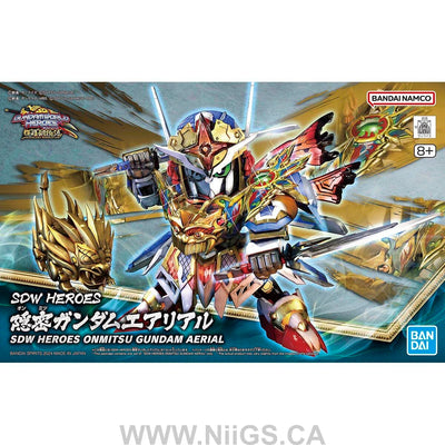 BANDAI SDW HEROES ONMITSU GUNDAM AERIAL