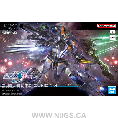BANDAI Hobby HG 1/144 DUEL BLITZ GUNDAM