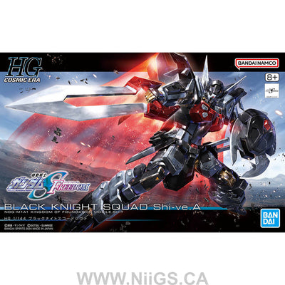 BANDAI HG 1/144 BLACK KNIGHT SQUAD Shi-ve.A