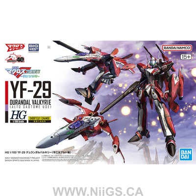 BANDAI HOBBY HG 1/100 YF-29 DURANDAL VALKYRIE (ALTO SAOTOME USE)