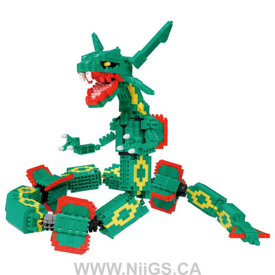 Nanoblock Pokémon Series Rayquaza Extreme Deluxe Edition