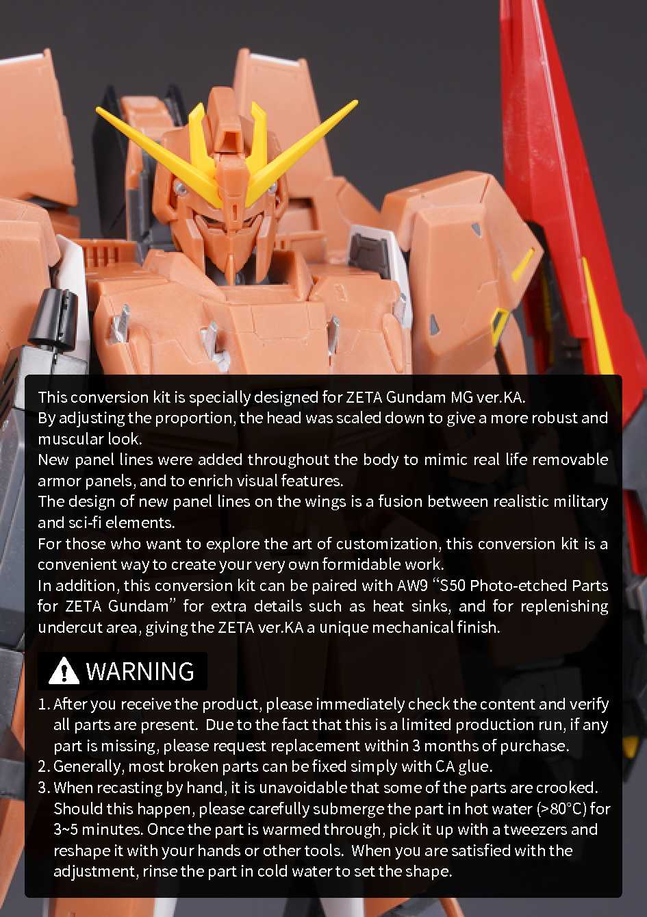 Madworks GK10 MG Zeta ver.ka GK Resin Conversion Kit