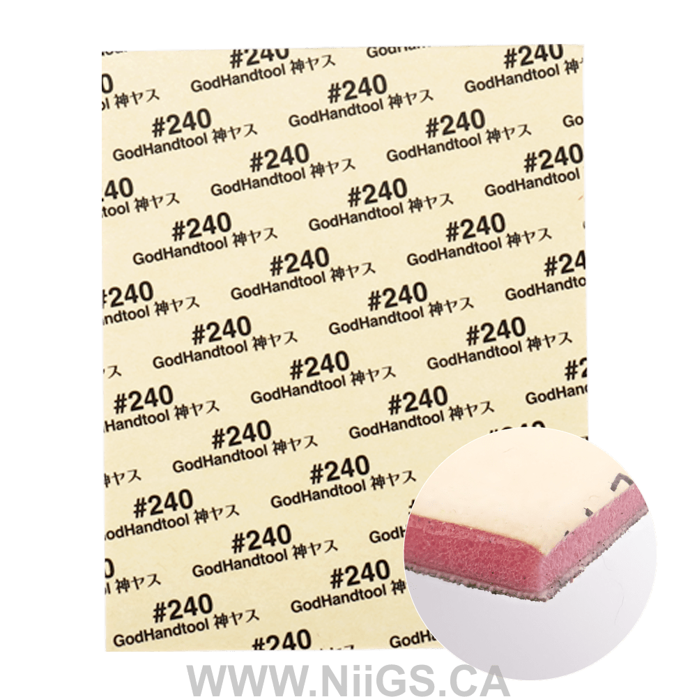 GodHand Kamiyasu Sanding Sponge Sticker