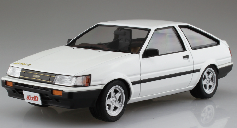 Aoshima 1/24 Initial D Takeuchi Itsuki Toyota Ae85 Levin