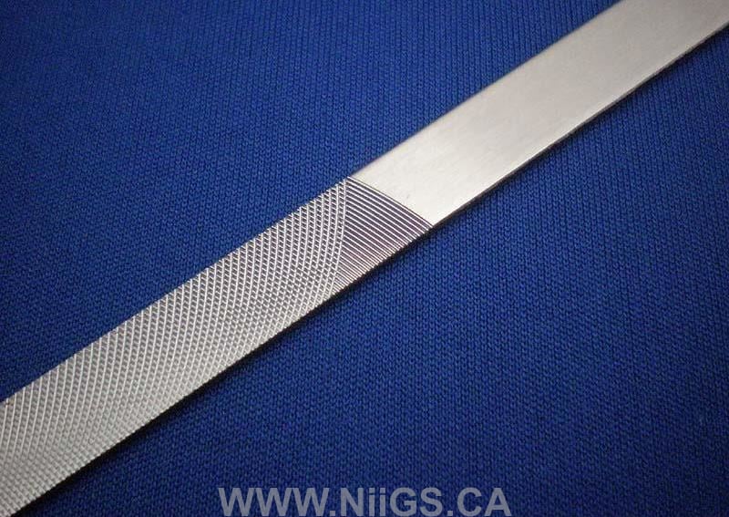 Shimomura Alec Shineblade Stainless Steel File for Resin - Grit #400 & #1000