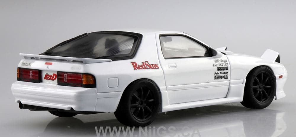 Aoshima 1/24 Pre-Painted Initial D Takahashi Ryosuke FC3S RX-7 (Comics Vol.11 Akagi Battle Ver.)