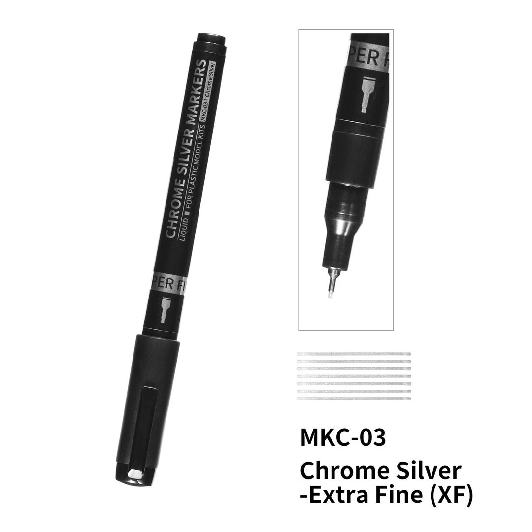 Dspiae Chrome Silver Markers