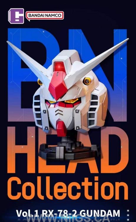 Limited Bandai Namco BN HEAD Collection VOL.1 RX-78-2 Gundam