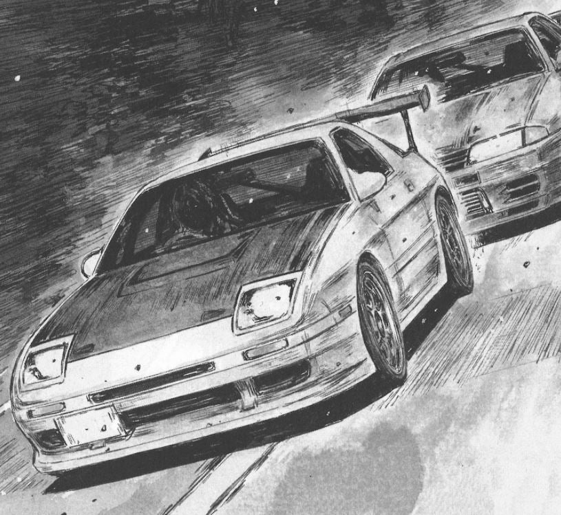 Aoshima 1/24 Pre-Painted Initial D Takahashi Ryosuke FC3S RX-7 (Comics Vol.41 Hakone Battle Ver.)