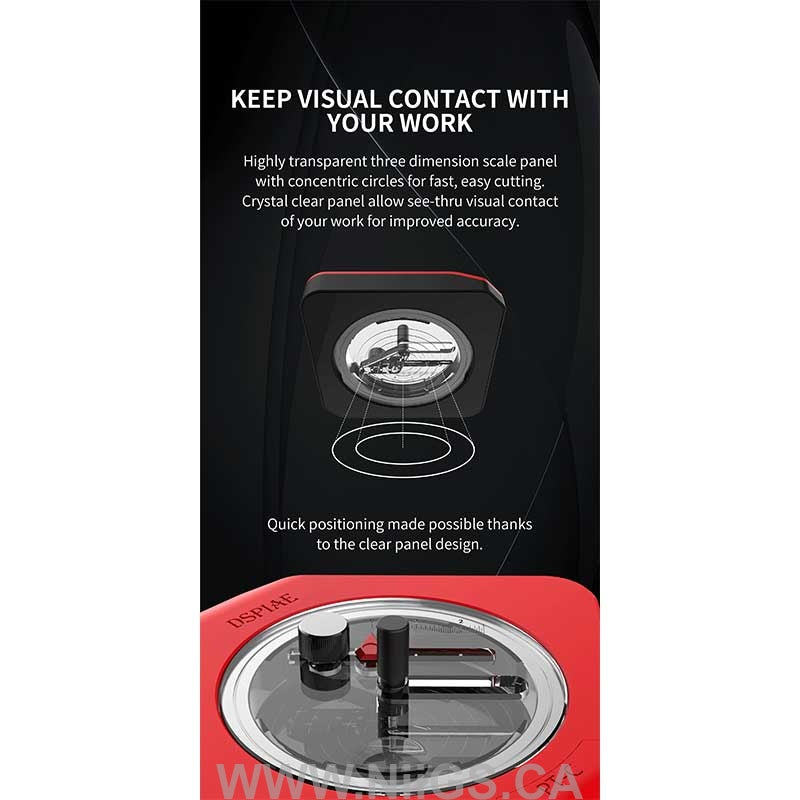 Dspiae Integral Stepless Circular Cutter